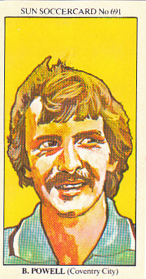 Barry Powell Coventry City 1978/79 the SUN Soccercards #691